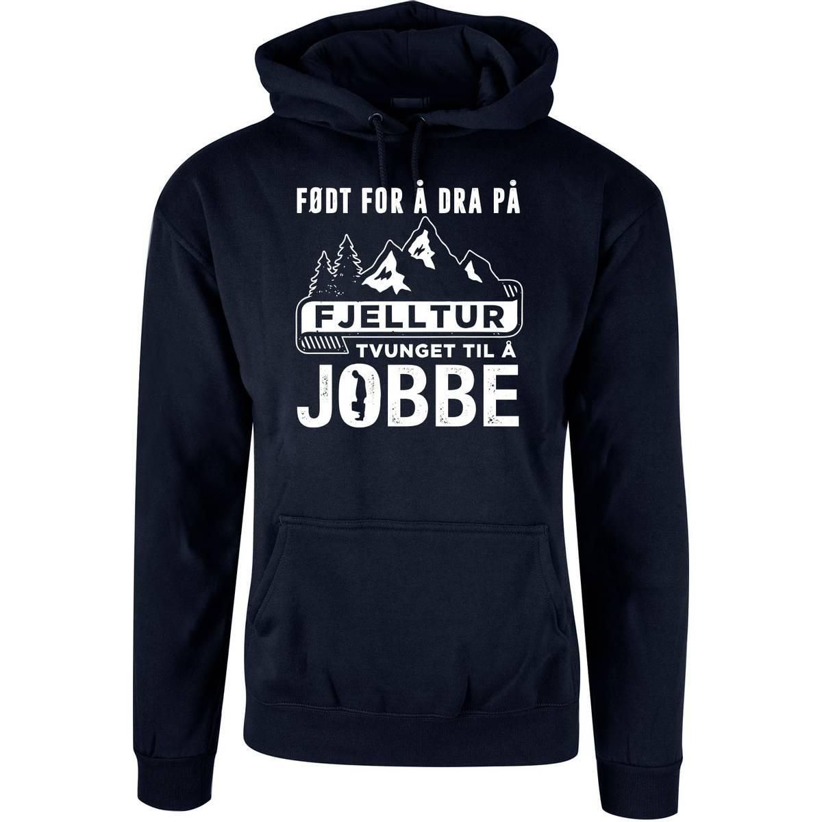 OUTLET - Tvunget til å jobbe Hettegenser - Marine - 2XL