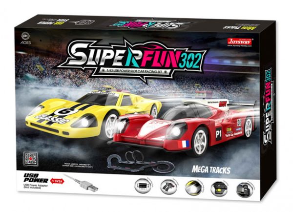 Hovedbilde Slotracing Track Superfun-302 1/43 USB-Power ...