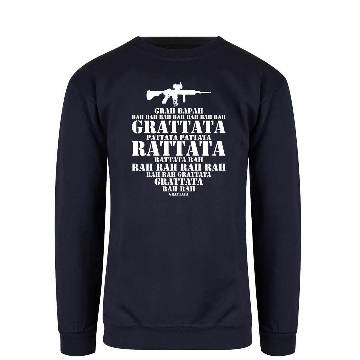 Grattata Rattata Genser HVIT Trykk