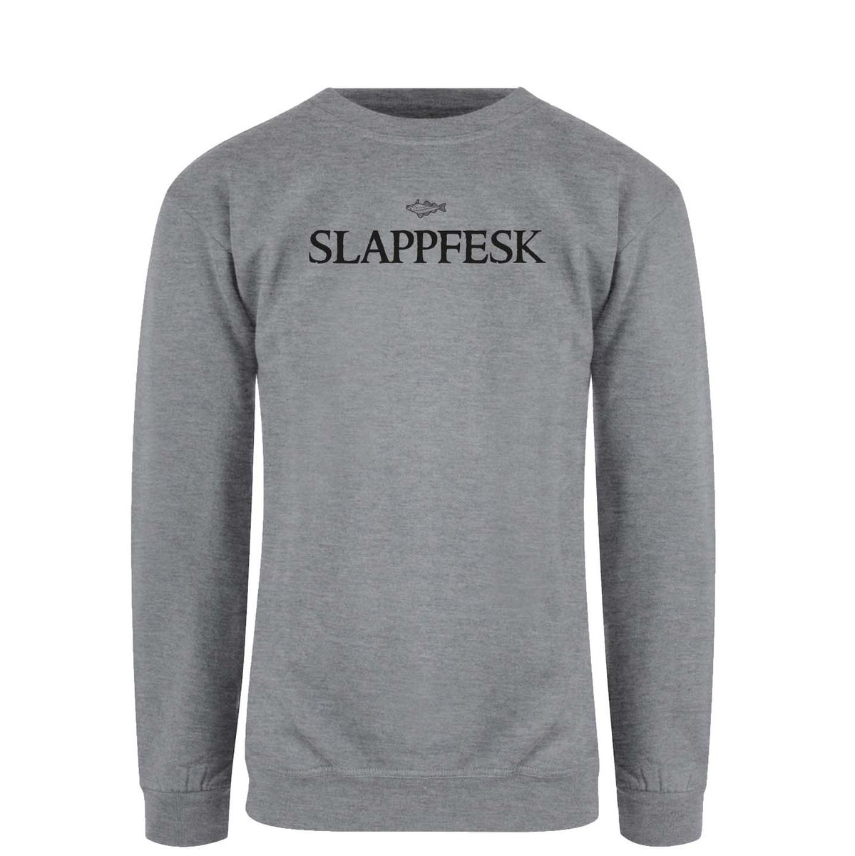 Slappfesk svart trykk Genser